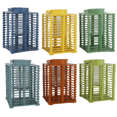 A&B Home Wooden Lanterns - Set Of 6