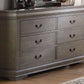 Antique Gray Wood Dresser By Homeroots | Dressers | Modishstore