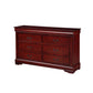 Cherry Wood Dresser By Homeroots - 374204 | Dressers | Modishstore - 2