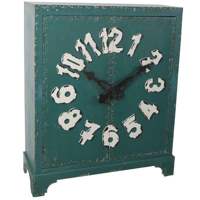 A&B Home Cabinet With Clock