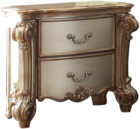 Gold Patina Bone Patina Nightstand By Homeroots | Nightstands | Modishstore