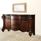 Cherry Wood Dresser By Homeroots - 374249 | Dressers | Modishstore - 4