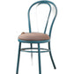 Set of 2 Restaurant Style Arch Back Teal and Taupe Dining Chairs By Homeroots | Dining Chairs | Modishstore - 3