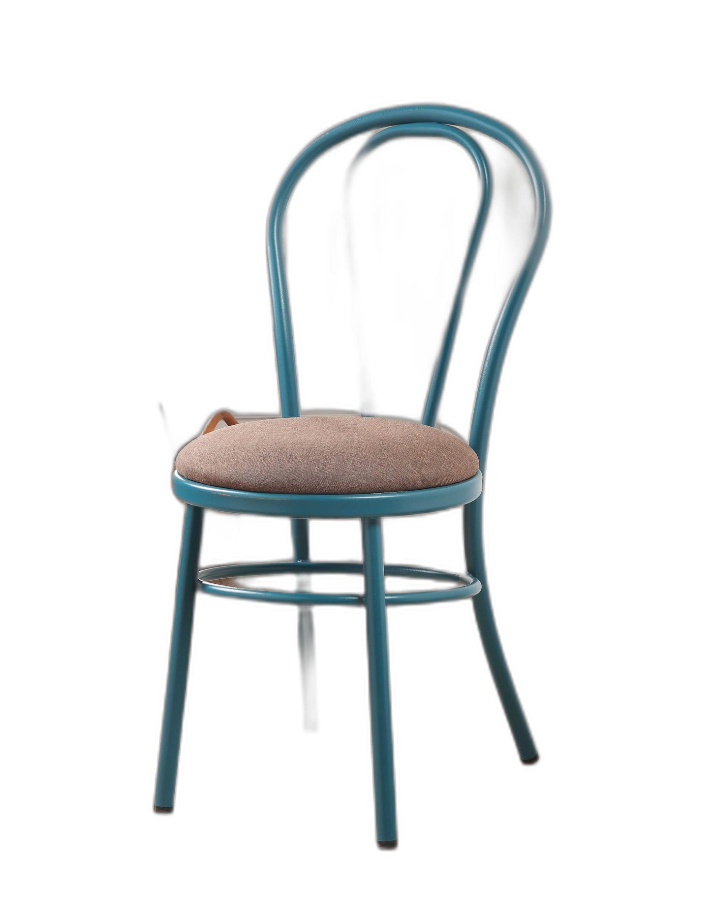 Set of 2 Restaurant Style Arch Back Teal and Taupe Dining Chairs By Homeroots | Dining Chairs | Modishstore - 3