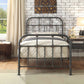 Gray Industrial Pipe Design Twin Bed Frame By Homeroots | Beds | Modishstore