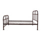 Gray Industrial Pipe Design Twin Bed Frame By Homeroots | Beds | Modishstore - 2