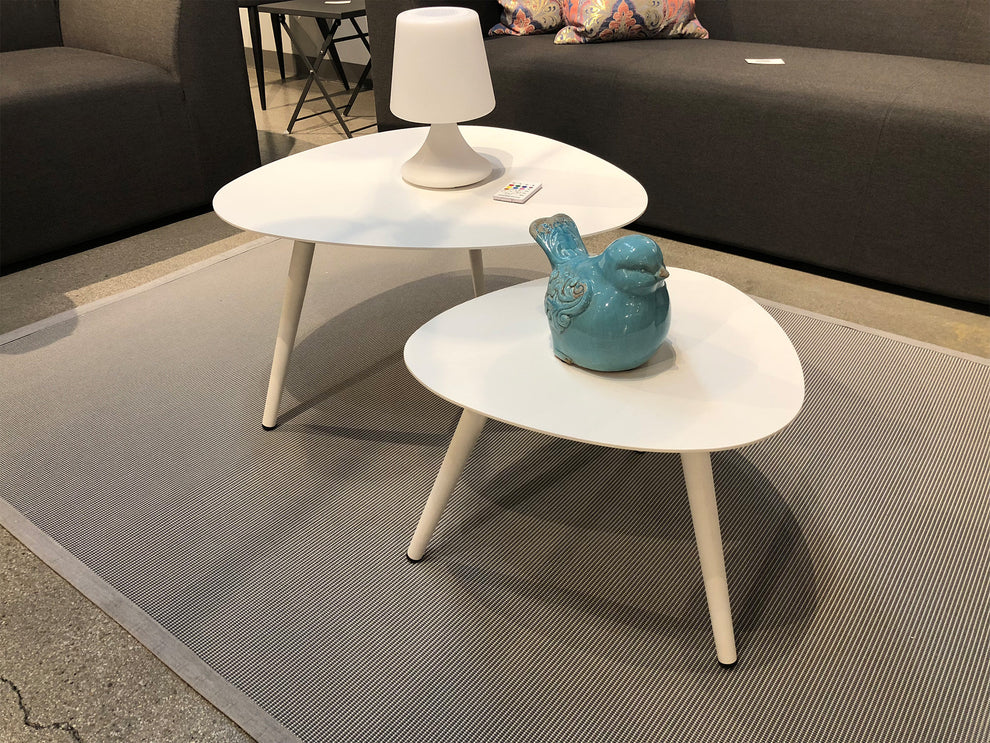 Powder Coated Aluminum Small Side Table By Homeroots | Side Tables | Modishstore - 2