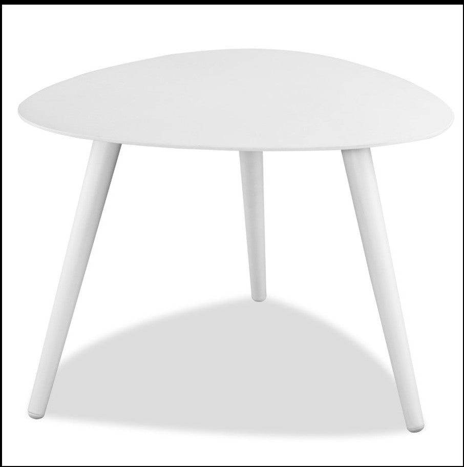 Powder Coated Aluminum Small Side Table By Homeroots | Side Tables | Modishstore - 4