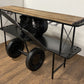 Black Metal Mango Wood Aeroplane Bar Counter By Homeroots | Bar Carts | Modishstore