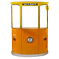 Yellow And Orange London Tram Bar By Homeroots | Bar Carts | Modishstore