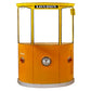 Yellow And Orange London Tram Bar By Homeroots | Bar Carts | Modishstore - 2