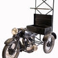 Black Tri Bike Bar By Homeroots | Bar Carts | Modishstore - 2