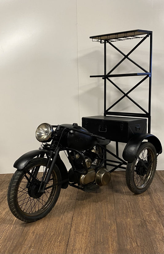 Black Tri Bike Bar By Homeroots | Bar Carts | Modishstore