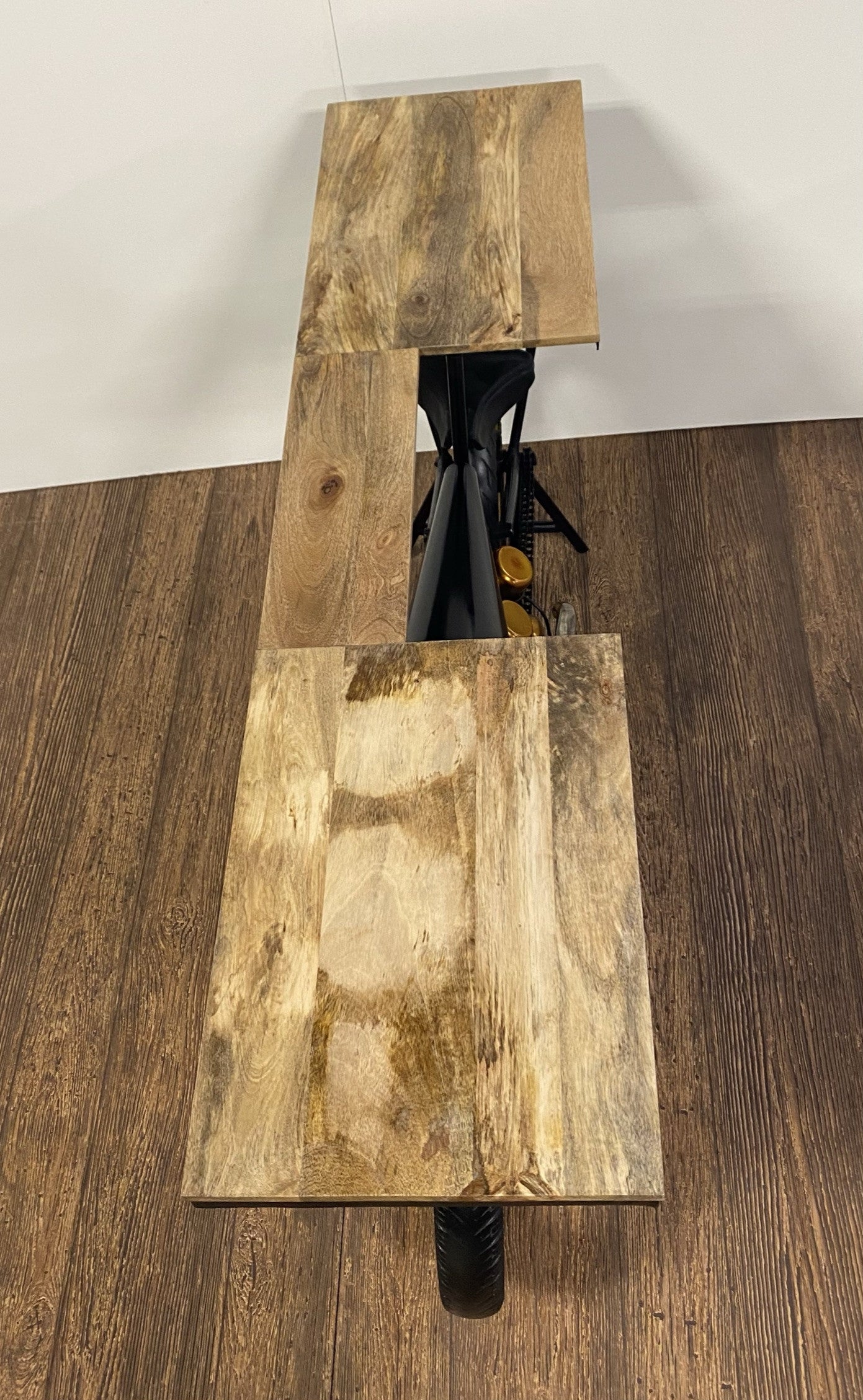 Black Motorcycle Wine Bar By Homeroots | Bar Carts | Modishstore - 5