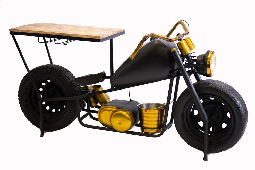 Bober Bike Bar By Homeroots | Bar Carts | Modishstore - 2