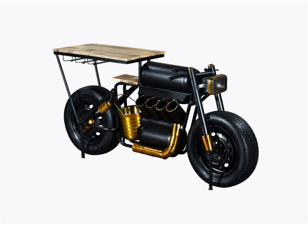 Vector Bike Bar By Homeroots | Bar Carts | Modishstore - 3