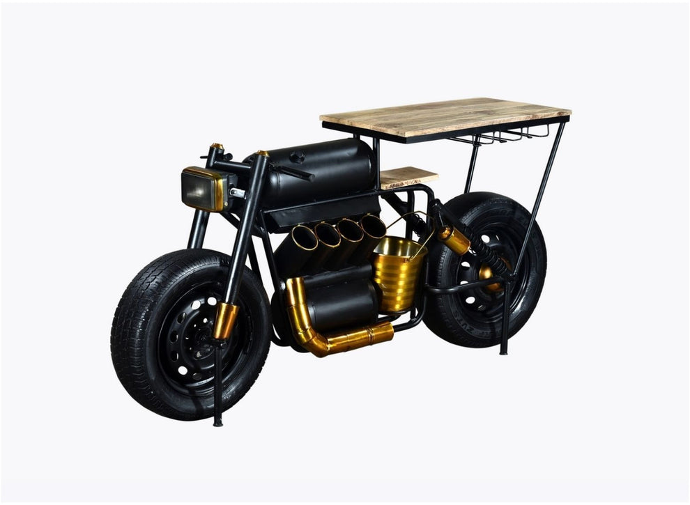 Vector Bike Bar By Homeroots | Bar Carts | Modishstore - 4