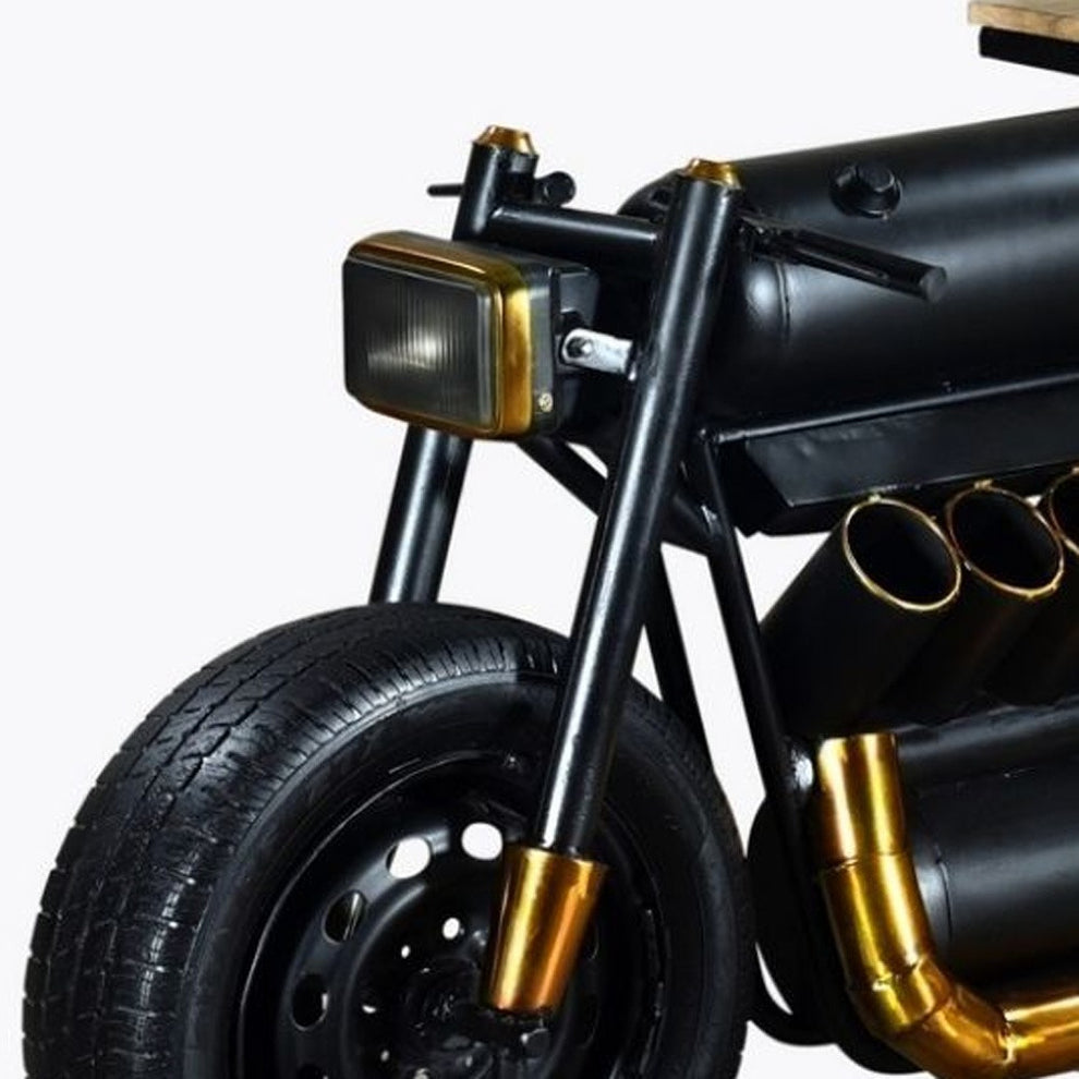 Vector Bike Bar By Homeroots | Bar Carts | Modishstore - 6