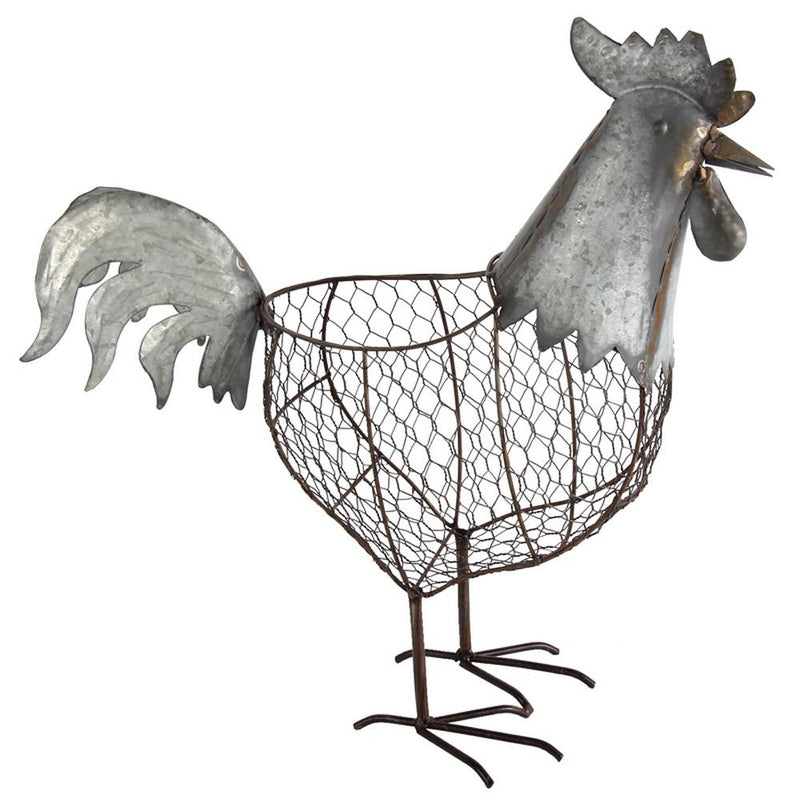 A&B Home Metal Rooster - 37541 | Planters, Troughs & Cachepots | Modishstore