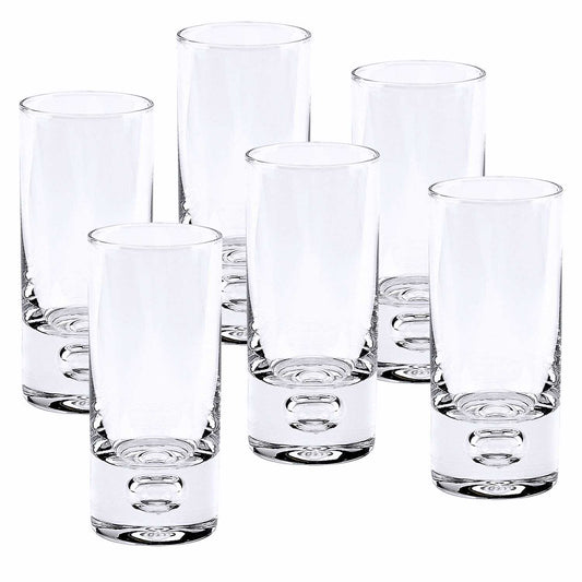 Mouth Blown Crystal 6 Pc Shot Or Vodka Glass Set 3 Oz By Homeroots | Drinkware | Modishstore