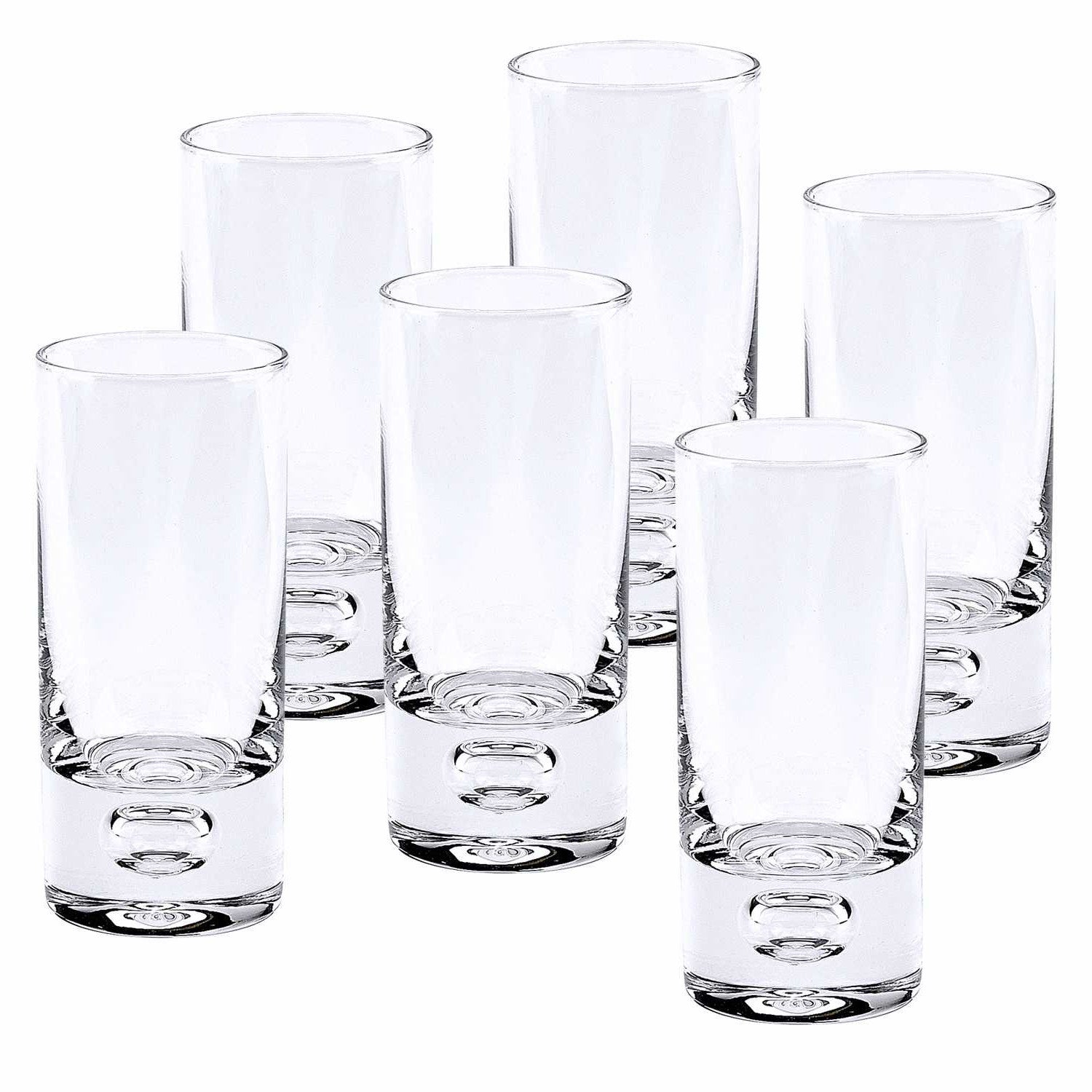 Mouth Blown Crystal 6 Pc Shot Or Vodka Glass Set 3 Oz By Homeroots | Drinkware | Modishstore - 3