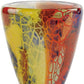 8 MultiColor Art Glass Oval Vase By Homeroots | Vases | Modishstore - 4