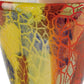 8 MultiColor Art Glass Oval Vase By Homeroots | Vases | Modishstore - 5