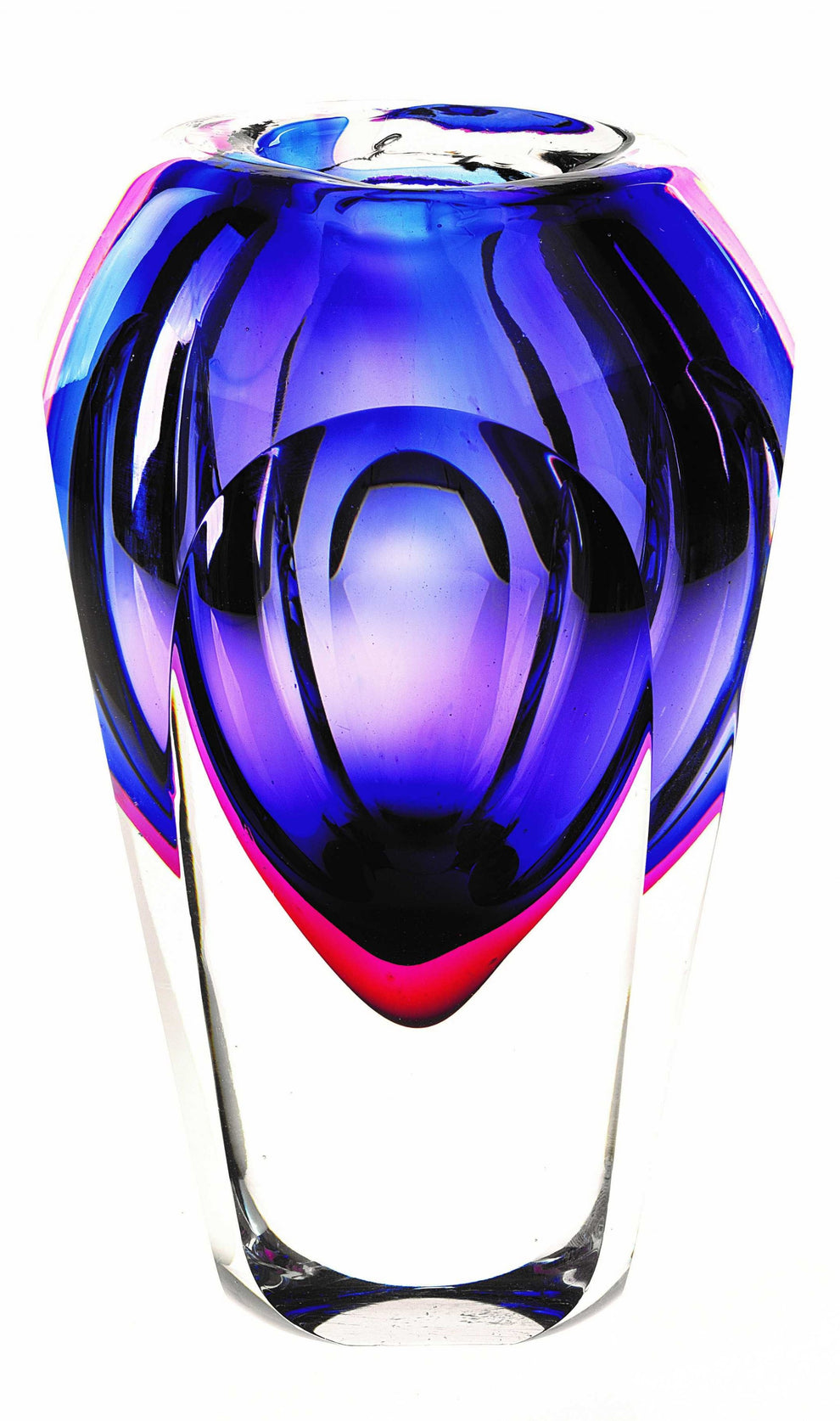 9 Purple Art Glass Vase By Homeroots | Vases | Modishstore - 3