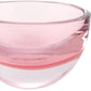 6 Mouth Blown European Made Lead Free Pink Crystal Bowl By Homeroots | Decorative Bowls | Modishstore - 3