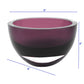 6 Mouth Blown European Made Lead Free Purple Crystal Bowl By Homeroots | Decorative Bowls | Modishstore - 4