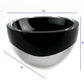 6 Mouth Blown Crystal European Made Lead Free Jet Black Bowl By Homeroots | Decorative Bowls | Modishstore - 4