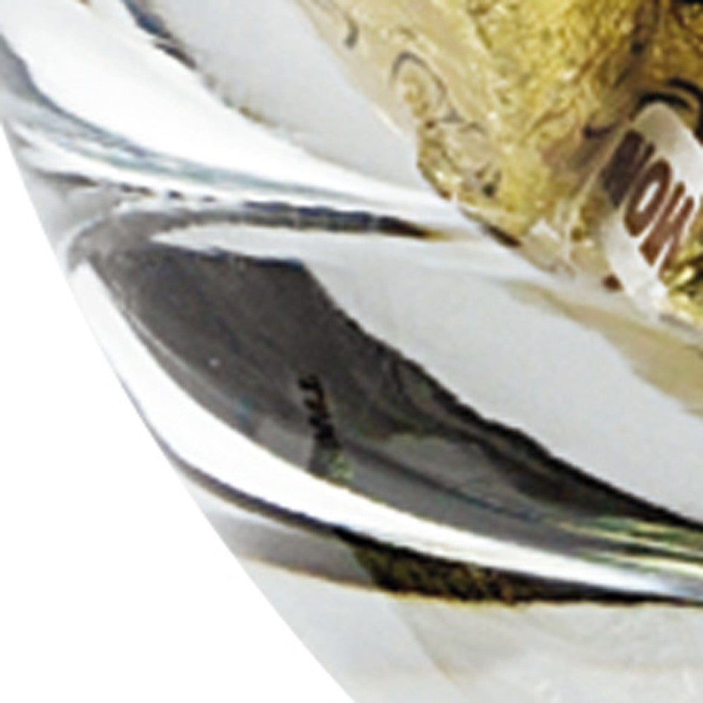 6 Mouth Blown Crystal European Made Bowl By Homeroots | Decorative Bowls | Modishstore - 3