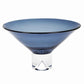 12 Mouth Blown Crystal Midnight Blue Centerpiece Bowl By Homeroots | Decorative Bowls | Modishstore - 2