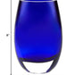 8 Mouth Blown Crystal Cobalt Blue Vase By Homeroots | Vases | Modishstore - 2