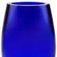 8 Mouth Blown Crystal Cobalt Blue Vase By Homeroots | Vases | Modishstore - 4