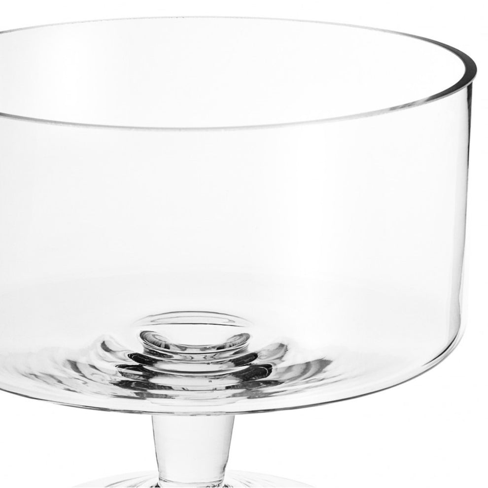 9 Mouth Blown Trifle Glass Bowl By Homeroots | Decorative Bowls | Modishstore - 3