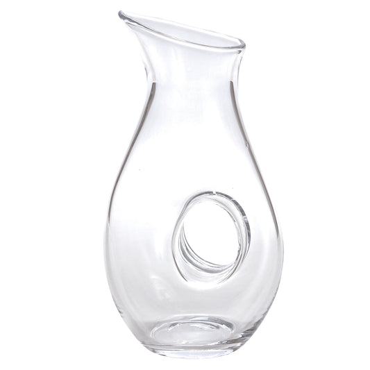 Mouth Blown Lead Free Crystal Pitcher 28 Oz By Homeroots | Bottles & Jugs | Modishstore