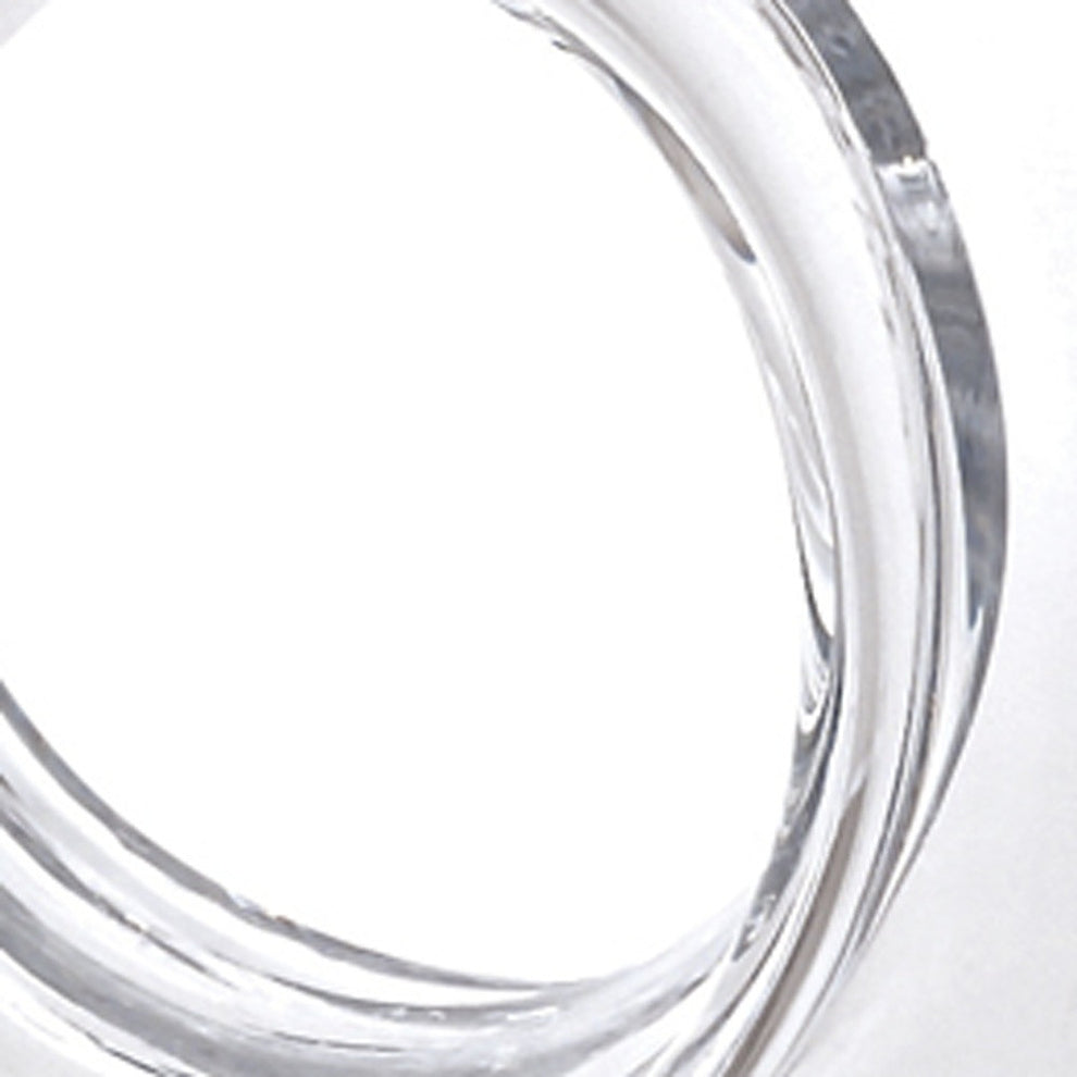 Mouth Blown Lead Free Crystal Pitcher 28 Oz By Homeroots | Bottles & Jugs | Modishstore - 5