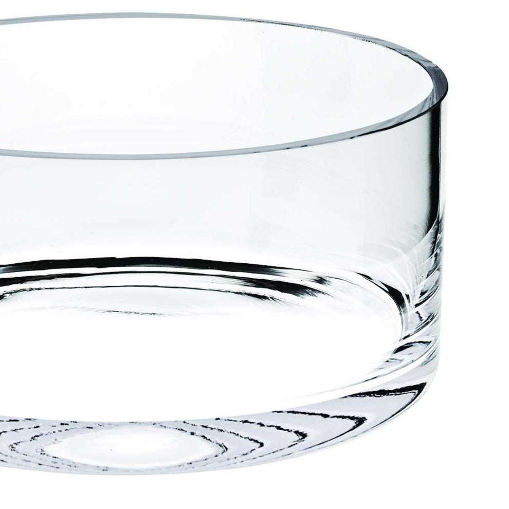 8 Mouth Blown Lead Free Classic Glass Cylinder Bowl By Homeroots | Decorative Bowls | Modishstore - 2