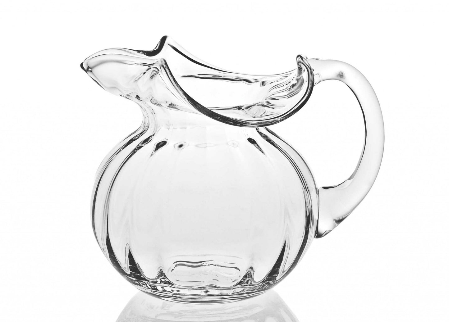 Mouth Blown Glass Pitcher 42 Oz By Homeroots | Bottles & Jugs | Modishstore