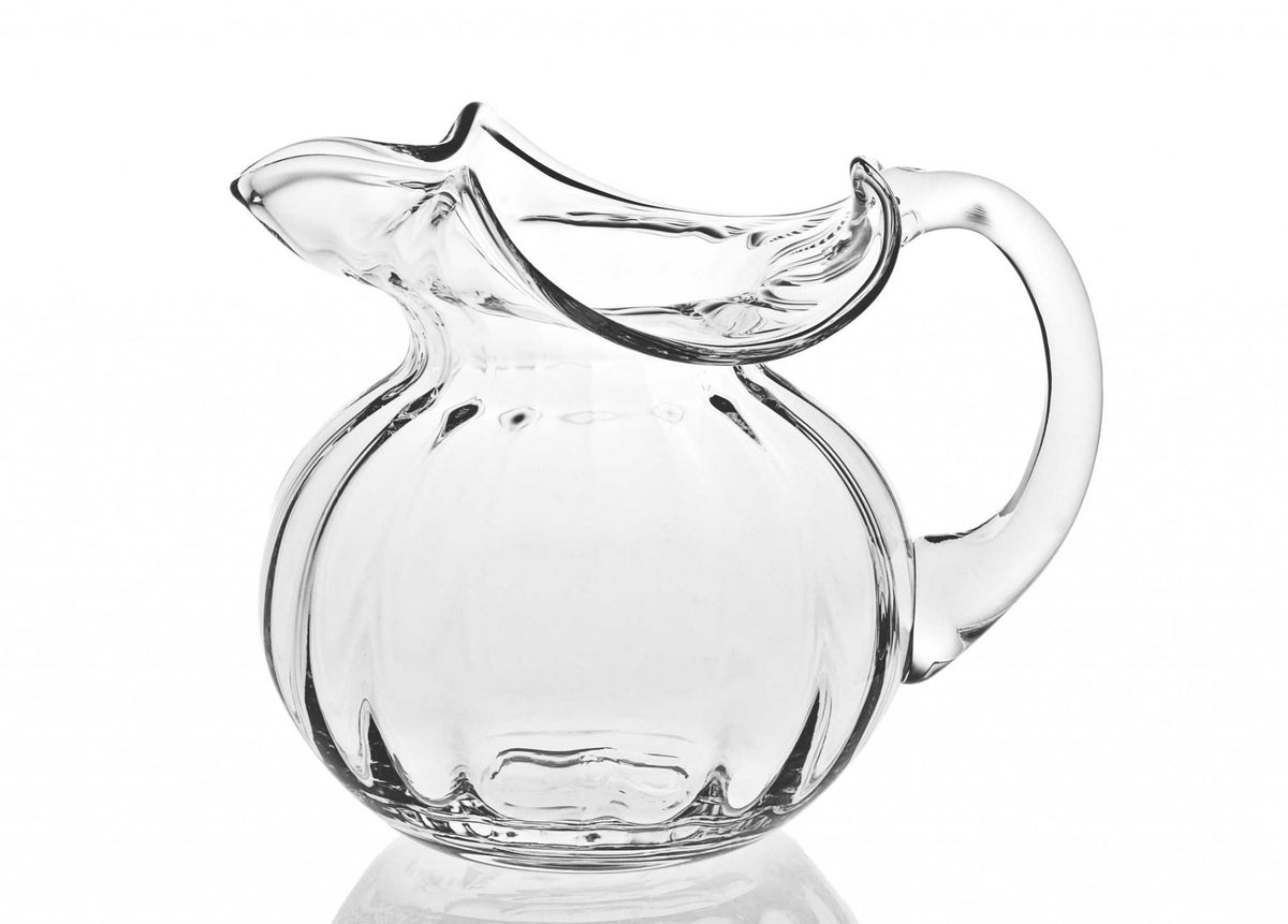 Mouth Blown Glass Pitcher 42 Oz By Homeroots | Bottles & Jugs | Modishstore