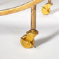 Showstopper Circular Rolling Gold Bar Cart By Homeroots | Bar Carts | Modishstore - 5