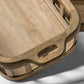 Set Of 2 Natural Finish Wood Nesting Trays By Homeroots | Trays | Modishstore - 4