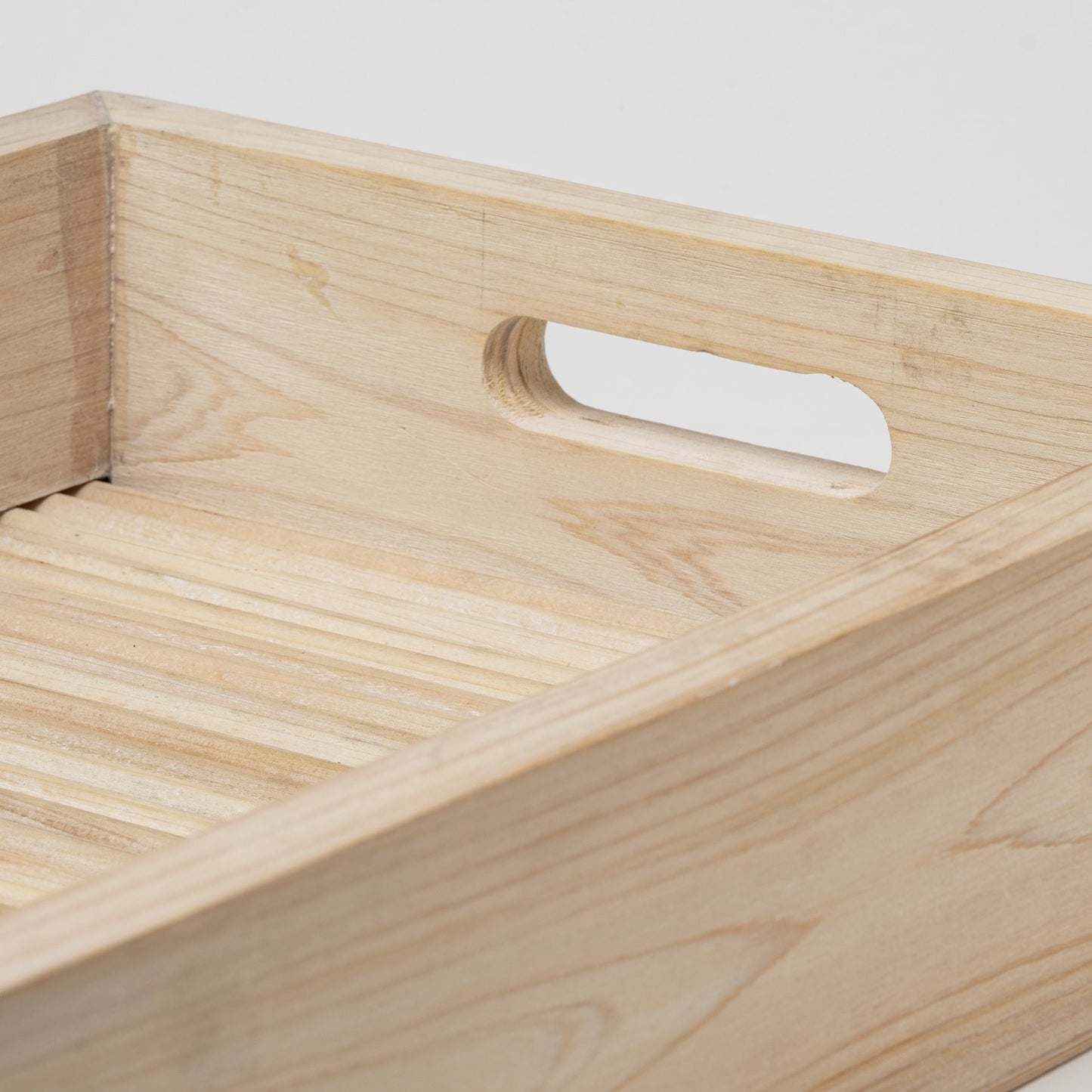 Natural Blonde Wood With Coastal Inspired Tray By Homeroots | Trays | Modishstore - 5