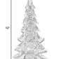 12" Mouth Blown Clear Glass Christmas Tree Sculpture By Homeroots | Sculptures | Modishstore - 2