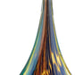 11 MultiColor Art Glass Teardrop on Crystal Base By Homeroots | Sculptures | Modishstore - 5