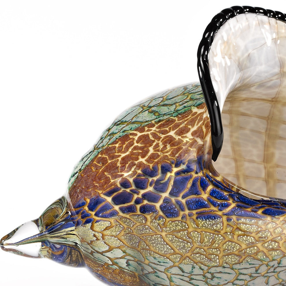 5 Mouth Blown Large Conch Shell Artistic Glass By Homeroots | Sculptures | Modishstore - 4