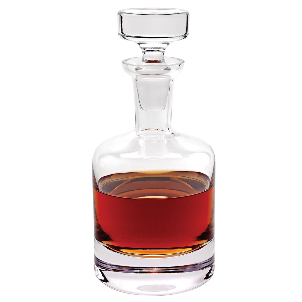 Mouth Blown European Crystal Decanter 28 Oz By Homeroots | Drinkware | Modishstore - 2