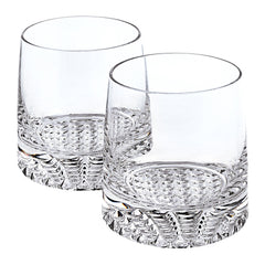 Mouth Blown European Crystal Whiskey Set 4 Pc Rocks Or Dof Set By Homeroots
