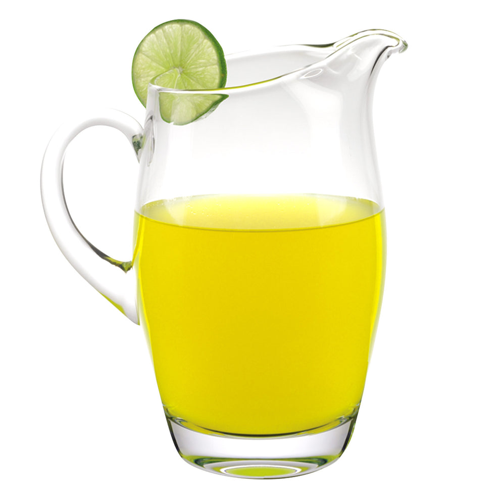 9 Mouth Blown Crystal Barrel Water Juice Or Iced Tea Pitcher 54 Oz By Homeroots | Bottles & Jugs | Modishstore - 3